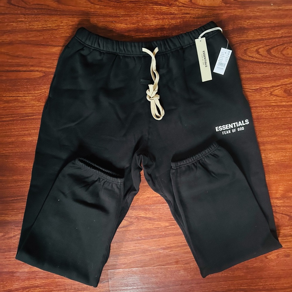 Essentials Black Sweatpants
